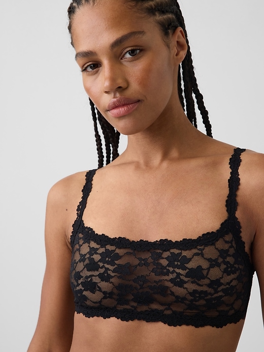 L'image numéro 3 présente Soutien-gorge léger en dentelle texturée
