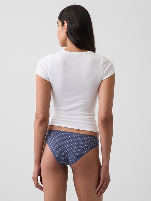 L'image numéro 2 présente Culotte audacieuse en coton biologique extensible PureDouceur