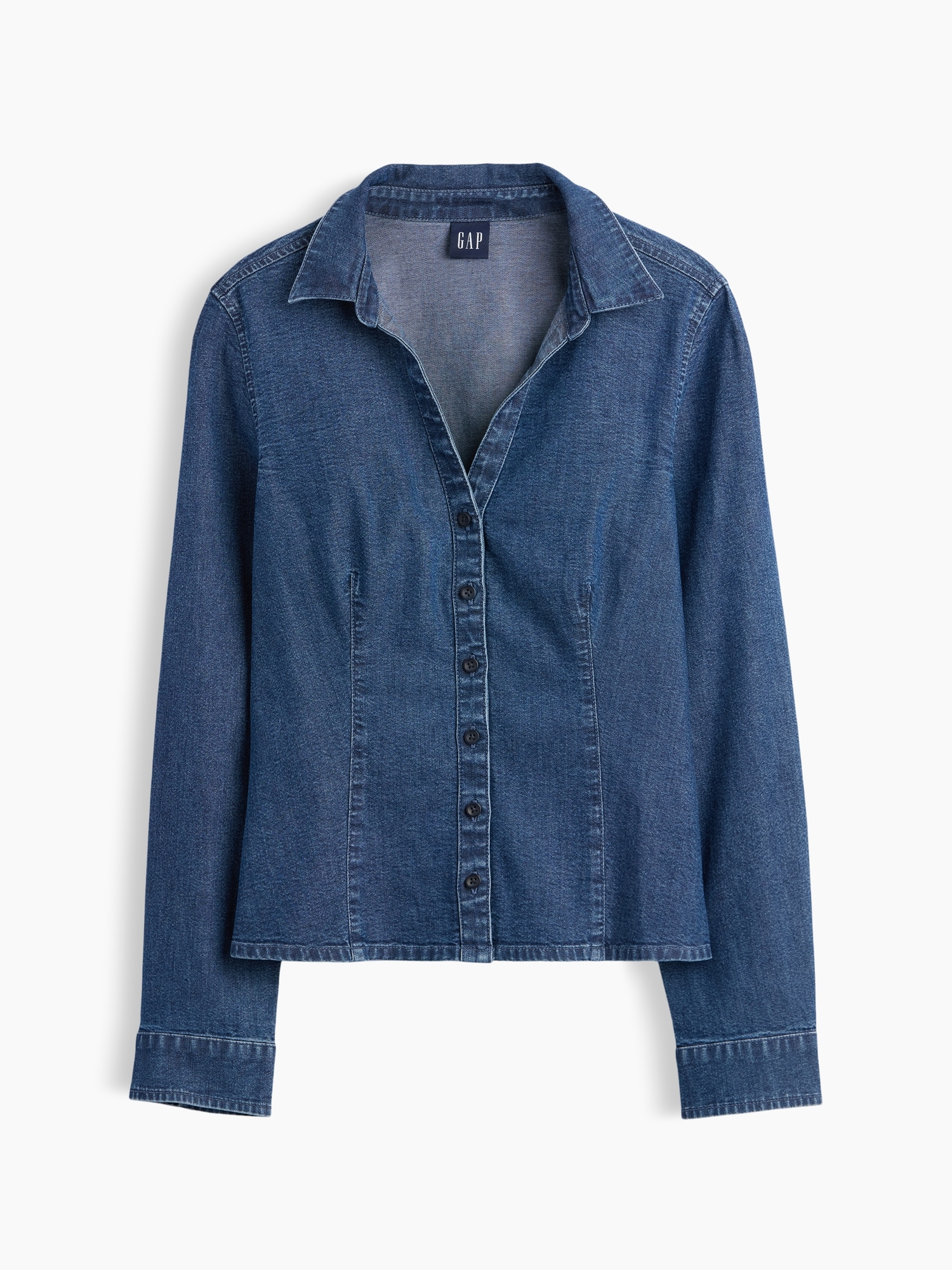 Denim Fitted Shirt