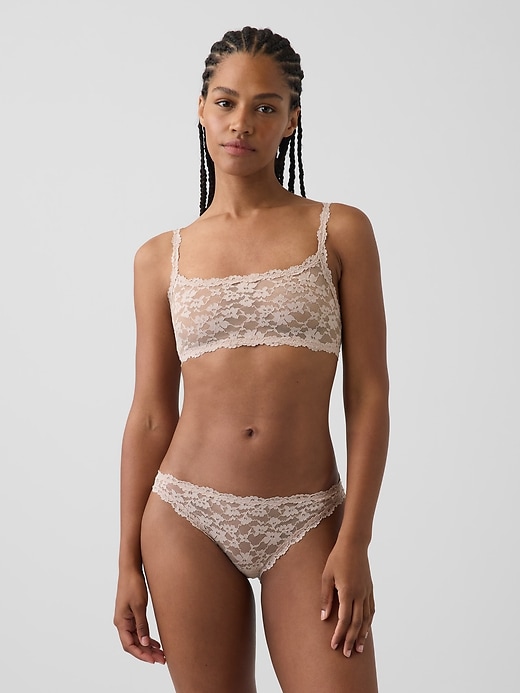 L'image numéro 1 présente Soutien-gorge léger en dentelle texturée