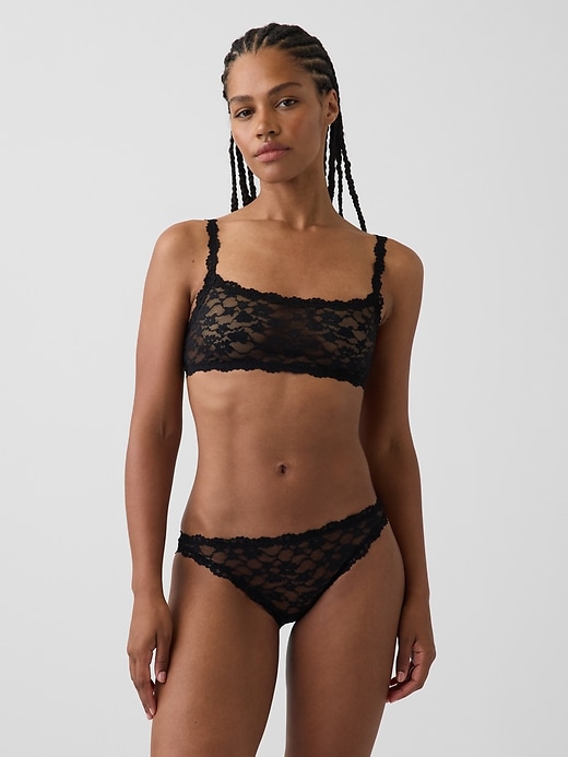 L'image numéro 1 présente Soutien-gorge léger en dentelle texturée