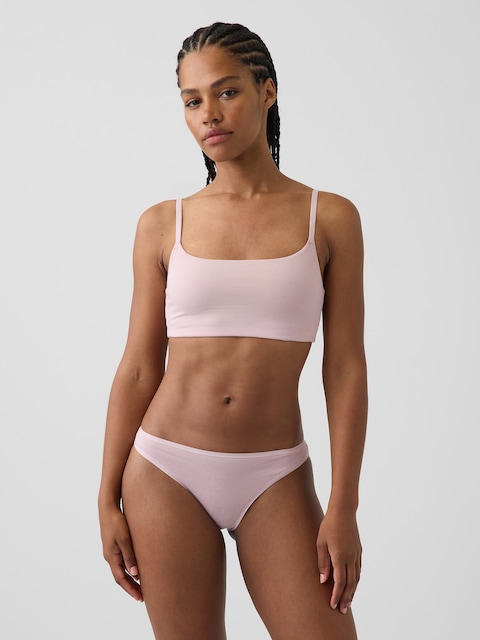 SoftMade Organic Stretch Cotton Scoop Bralette