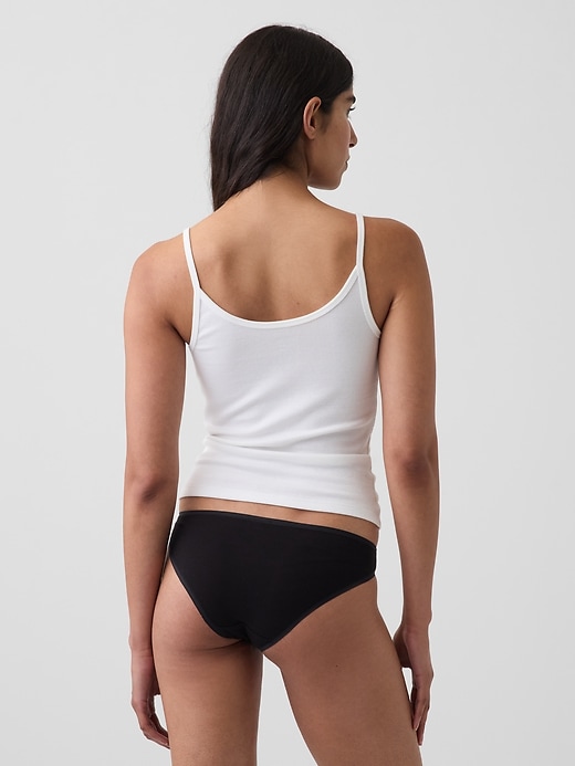L'image numéro 2 présente Culotte audacieuse en coton biologique extensible PureDouceur