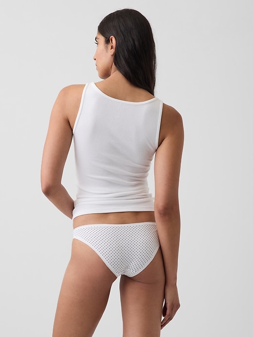 L'image numéro 2 présente Culotte audacieuse en coton biologique extensible PureDouceur
