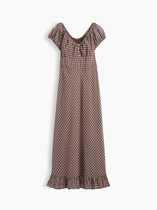 Image number 5 showing, V-Neck Ruffle Hem Maxi Dress