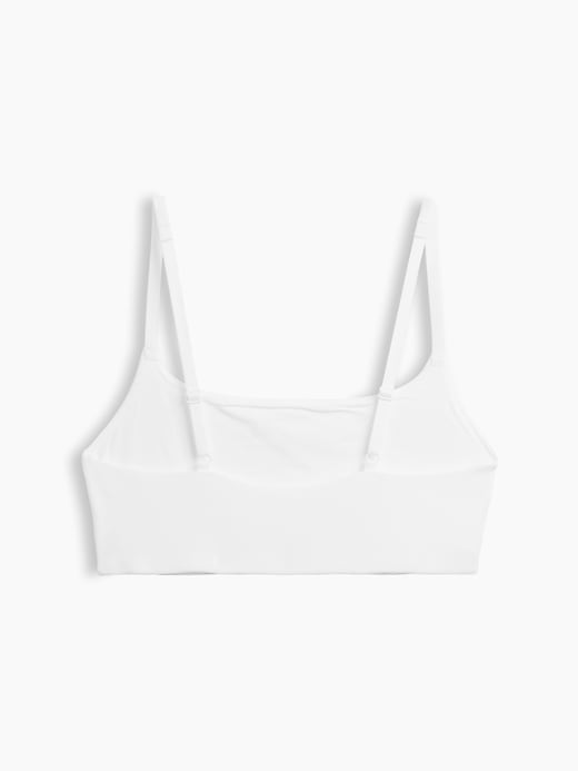L'image numéro 7 présente Soutien-gorge léger à encolure dégagée en coton biologique extensible PureDouceur