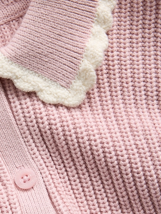 Image number 3 showing, Baby & Toddler Collared Cardigan Sweater