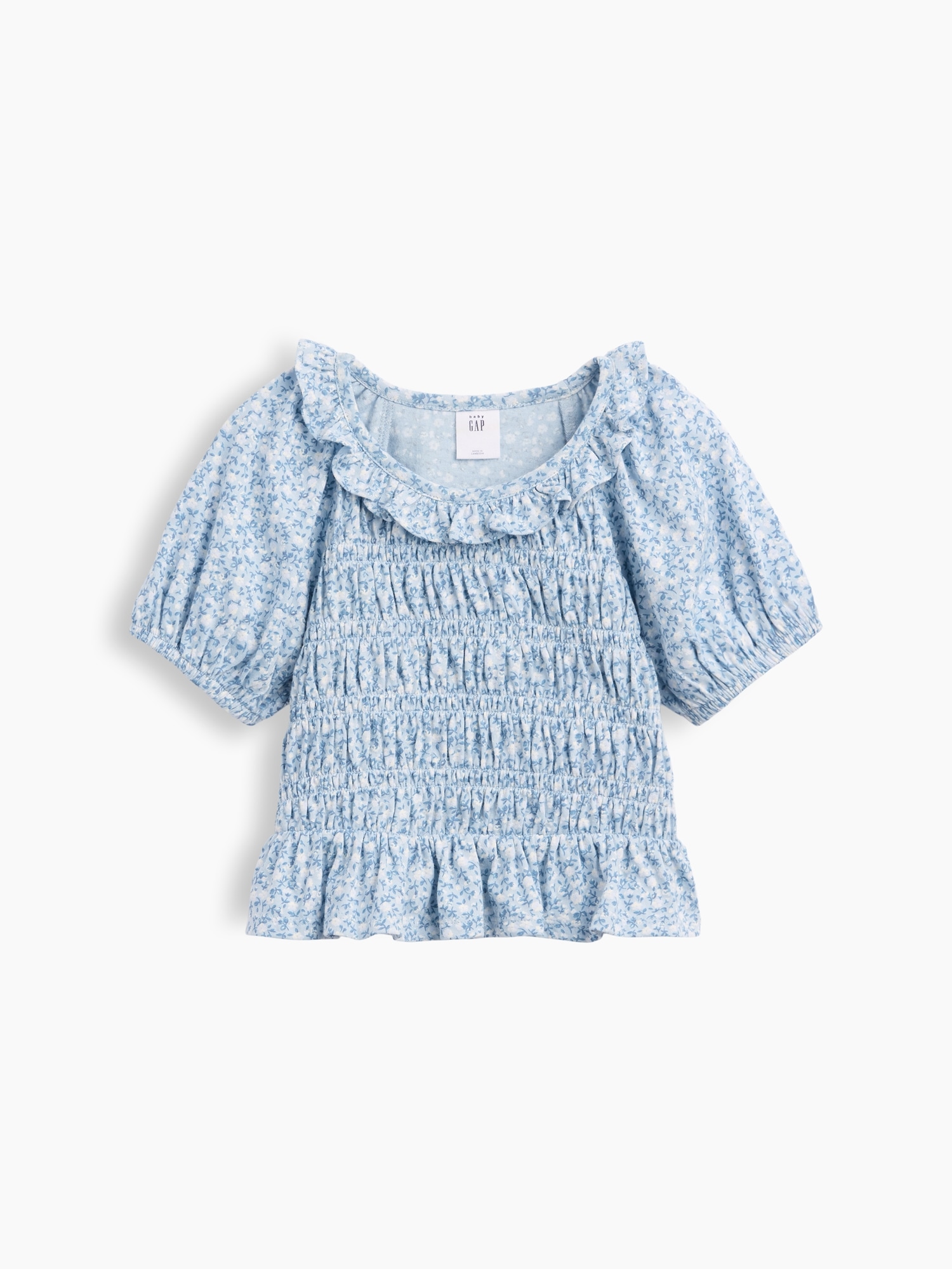Baby & Toddler Smocked Peplum Top