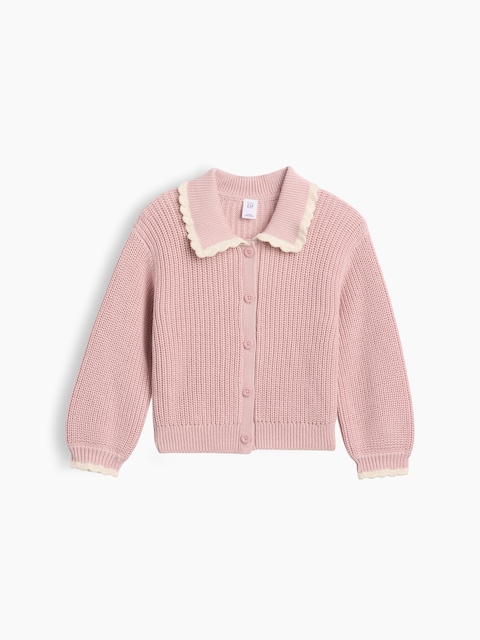 Baby & Toddler Collared Cardigan Sweater