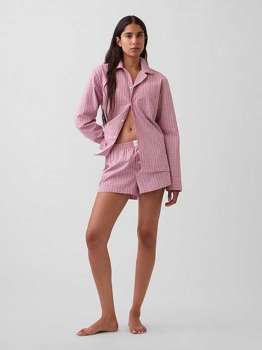 L'image numéro 1 présente Boxeur de pyjama en popeline PureDouceur