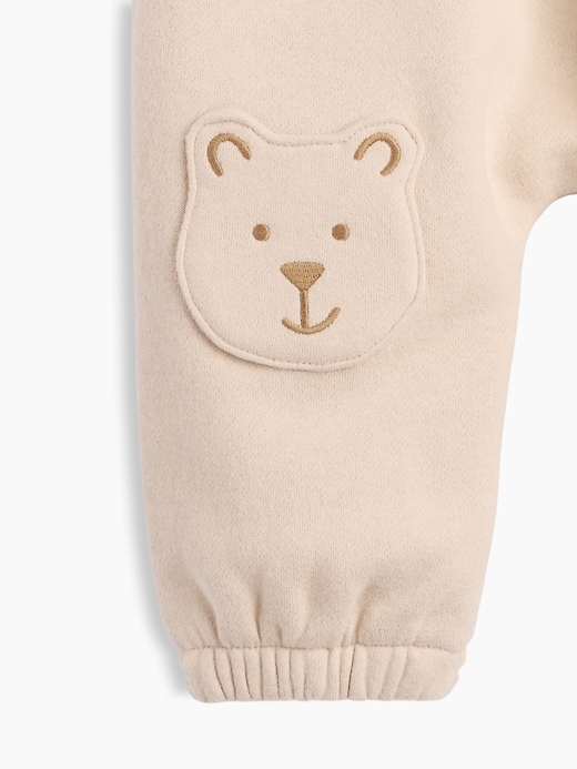 Image number 3 showing, Baby VintageSoft Brannan Bear Knee Patch Joggers