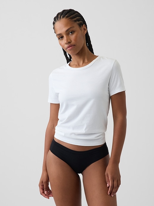 L'image numéro 1 présente Culotte taille basse en modal PureDouceur