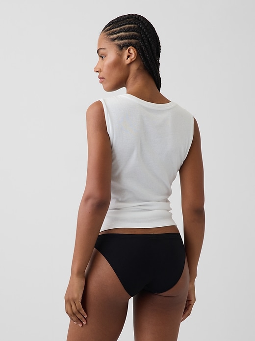 L'image numéro 2 présente Culotte bikini en modal PureDouceur