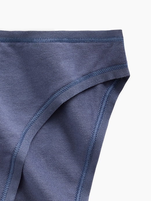 L'image numéro 3 présente Culotte bikini en coton biologique extensible PureDouceur