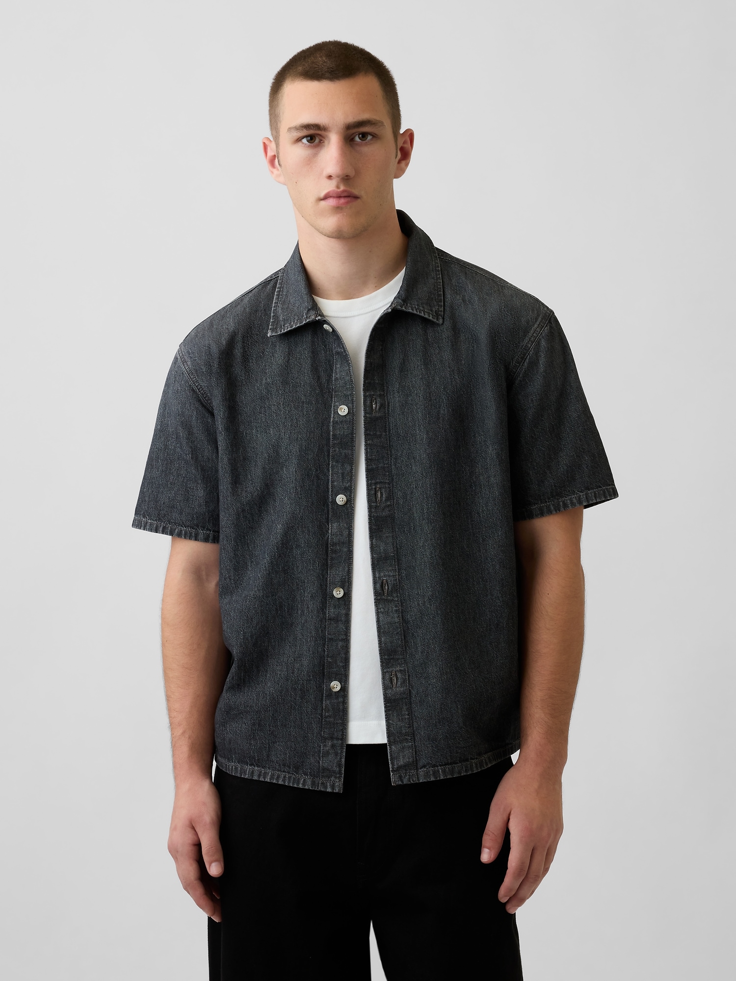 Denim Relaxed Shirt