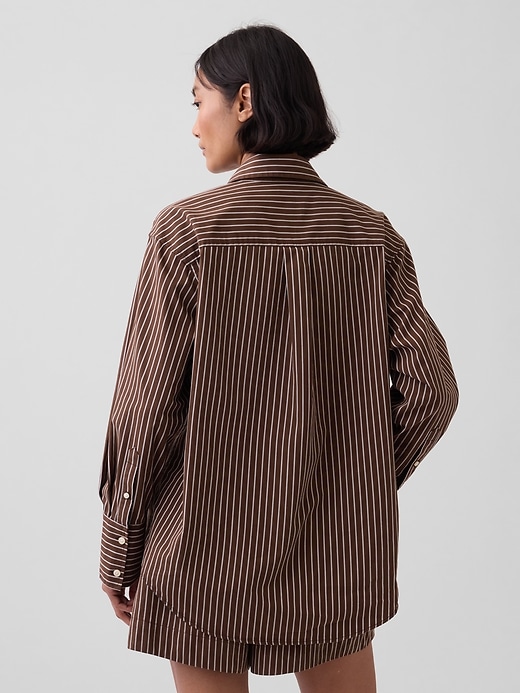 Image number 3 showing, Organic Cotton Poplin Big Shirt