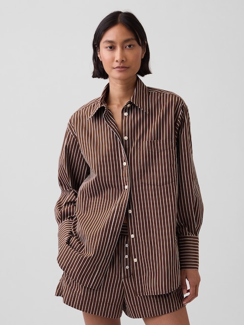 Organic Cotton Poplin Big Shirt