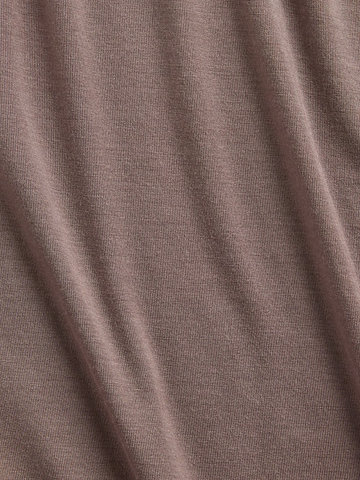 L'image numéro 4 présente T-shirt de pyjama surdimensionné en modal PureDouceur