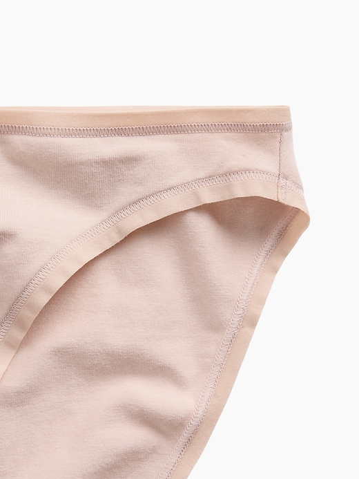L'image numéro 3 présente Culotte bikini en coton biologique extensible PureDouceur