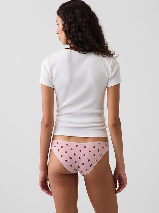 L'image numéro 2 présente Culotte audacieuse en coton biologique extensible PureDouceur