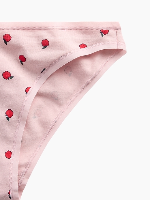 L'image numéro 3 présente Culotte audacieuse en coton biologique extensible PureDouceur