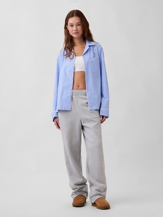 Image number 5 showing, MadeSoft Poplin PJ Shirt