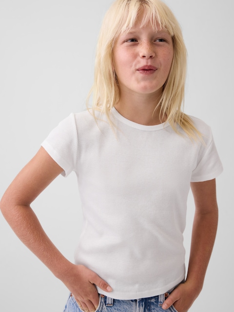 T-SHIRT CÔTELÉ POUR ENFANT