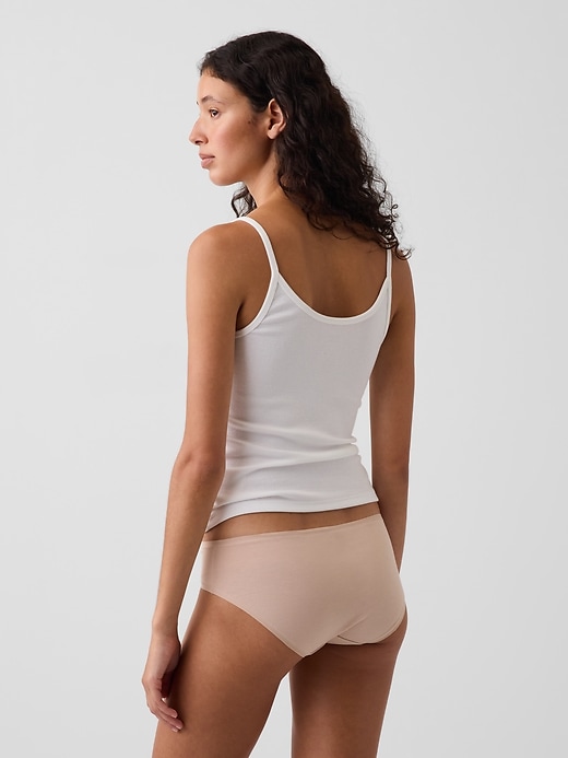 L'image numéro 2 présente Culotte taille basse en coton biologique extensible PureDouceur
