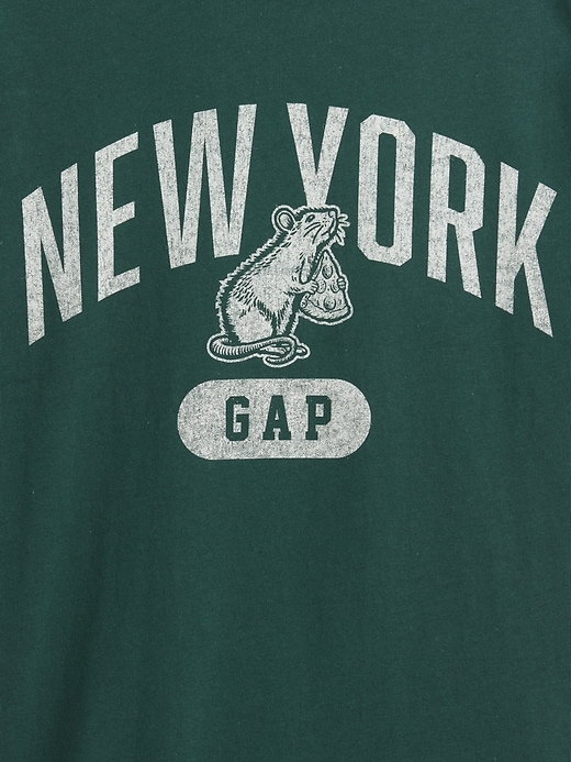 Image number 3 showing, Kids Relaxed New York Graphic Ringer T-Shirt