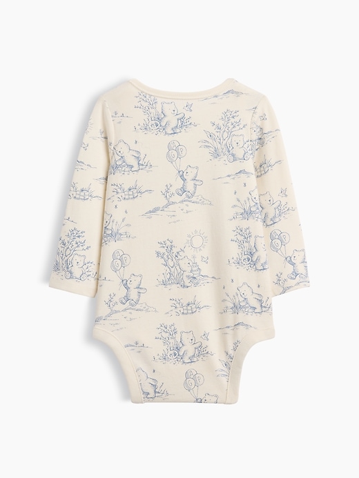 Image number 2 showing, Baby First Favorites Organic Cotton Bear Toile Bodysuit
