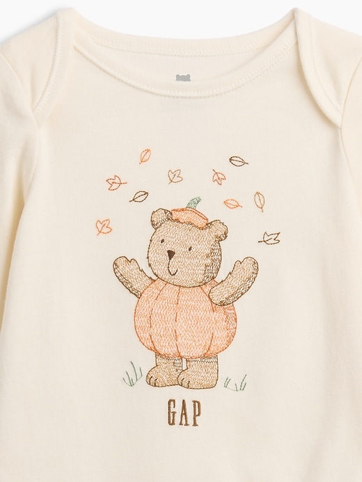 Image number 3 showing, Baby First Favorites Organic Cotton Halloween Bear Bodysuit