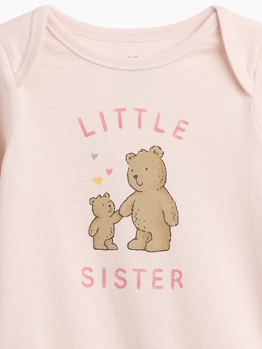 Image number 3 showing, Baby Organic Cotton Family Graphic Bodysuit