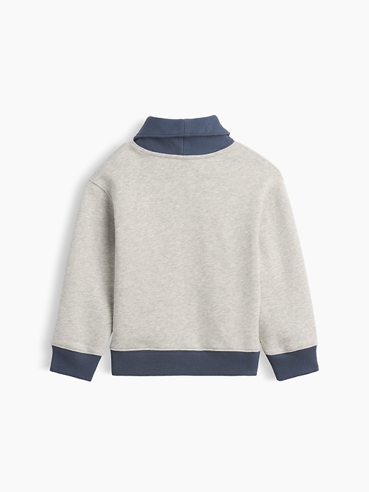 Image number 2 showing, Baby & Toddler VintageSoft Varsity Shawl Cardigan
