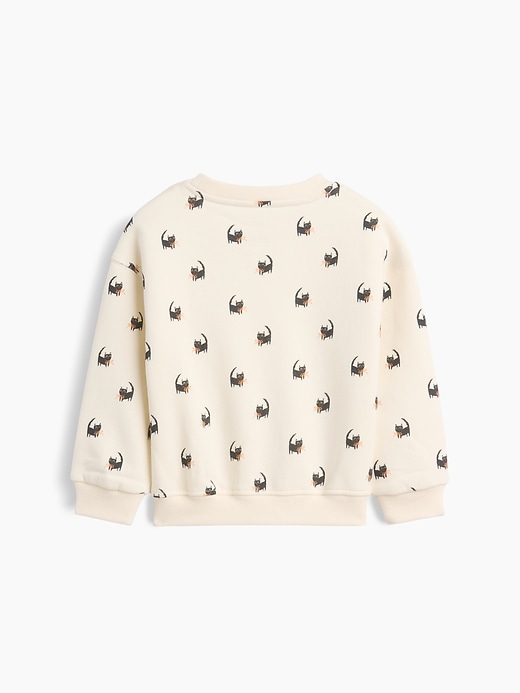 Image number 2 showing, Baby & Toddler VintageSoft Meow Cat Sweatshirt