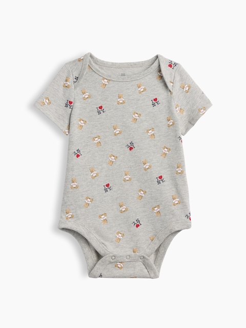 Baby Organic Cotton I Heart NY Bodysuit