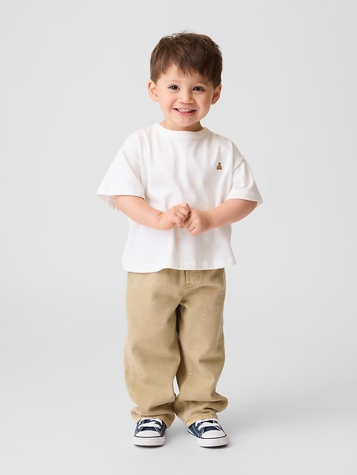 Image number 1 showing, Baby & Toddler Pull-On Baggy Jeans
