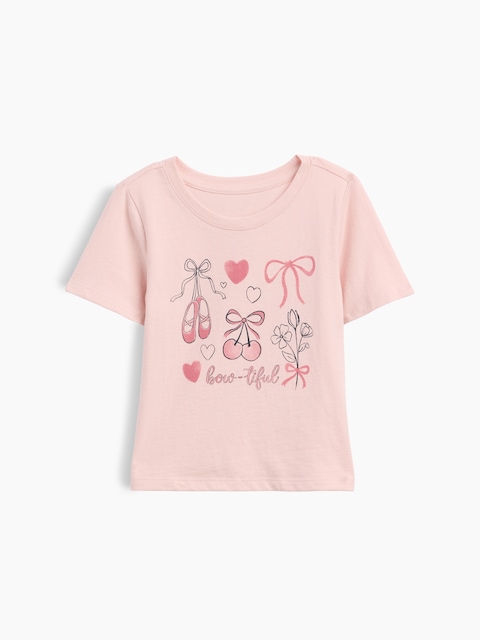 T-SHIRT AGENCEZ À VOLONTÉ À IMPRIMÉ POUR BÉBÉ ET TOUT-PETIT