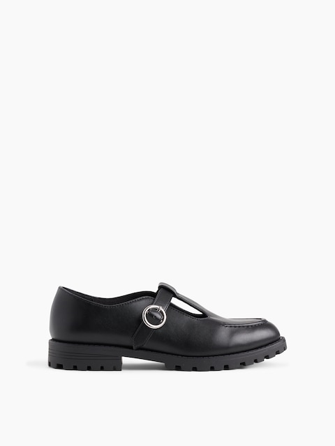 Kids T-Strap Loafers