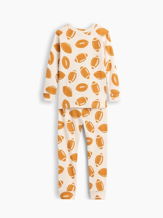 Image number 2 showing, Baby & Toddler Organic Brushed Cotton Football PJ Set