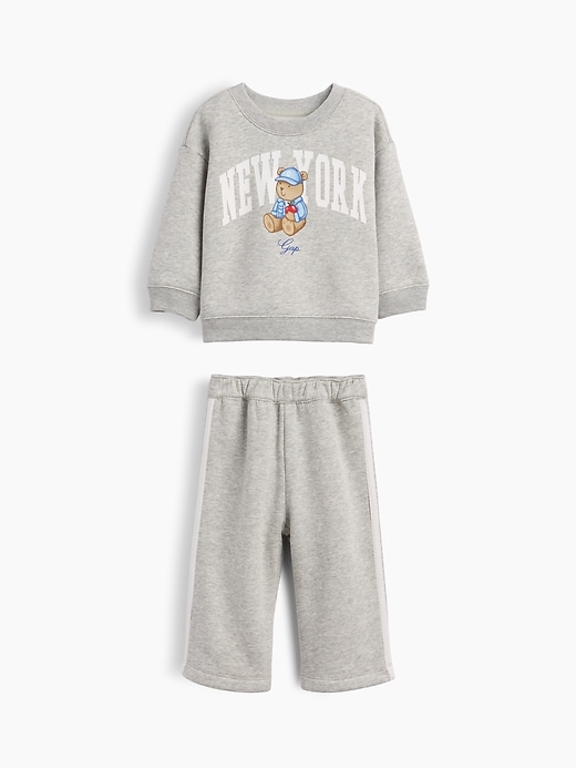 Image number 1 showing, Baby VintageSoft Brannan Bear Logo Sweat Set