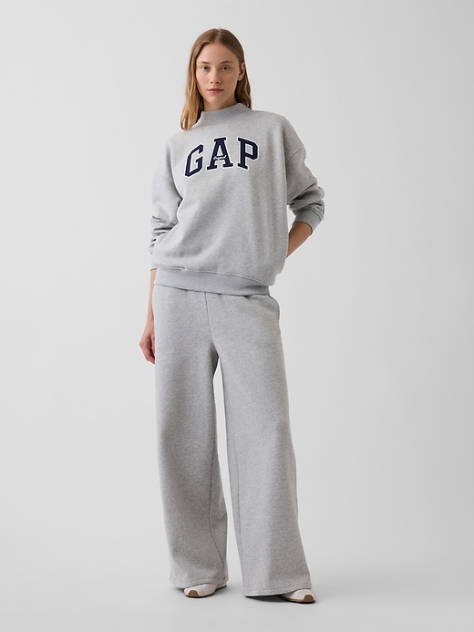 Image number 5 showing, VintageSoft Oversized Mockneck Logo Sweatshirt
