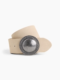 Image number 1 showing, Suede Western Belt