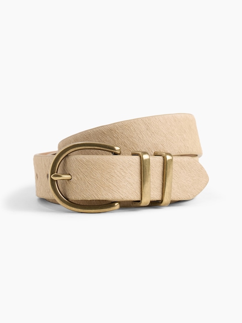 Calf Hair Belt