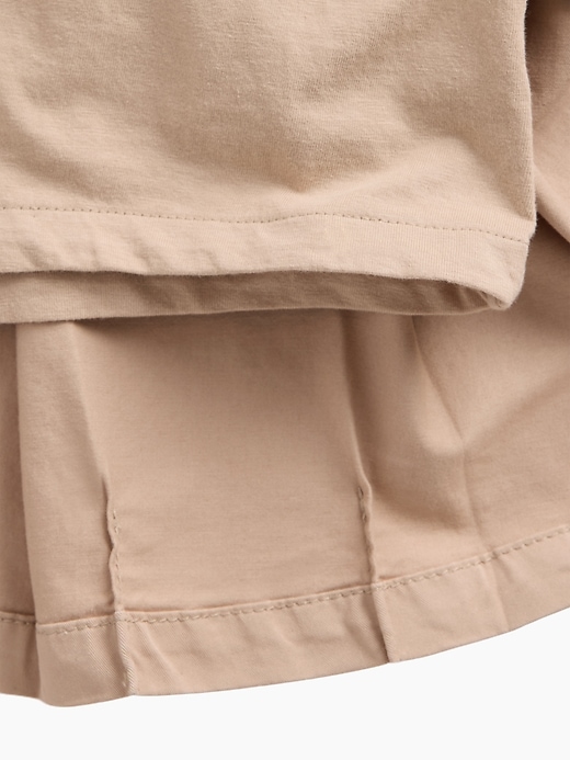 Image number 4 showing, Kids Uniform Pleated Khaki Skort