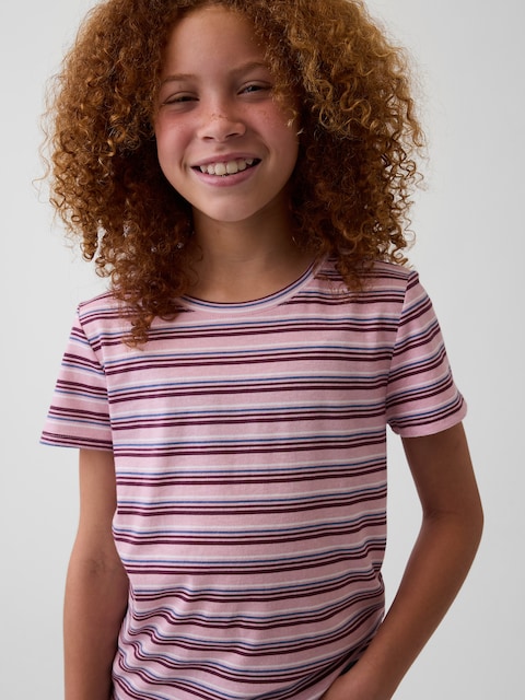 T-SHIRT VINTAGEDOUX RAYÉPOUR ENFANT