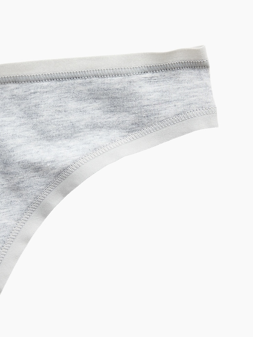 L'image numéro 3 présente Tanga en coton biologique extensible ultra-doux