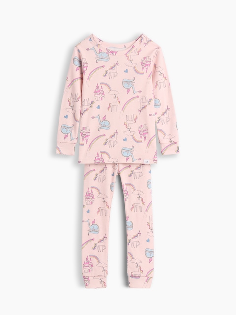 Baby & Toddler Organic Brushed Cotton Unicorn PJ Set