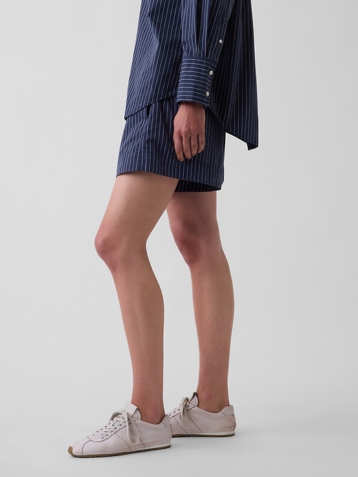 Image number 3 showing, Organic Cotton Poplin Stripe Boxer Shorts