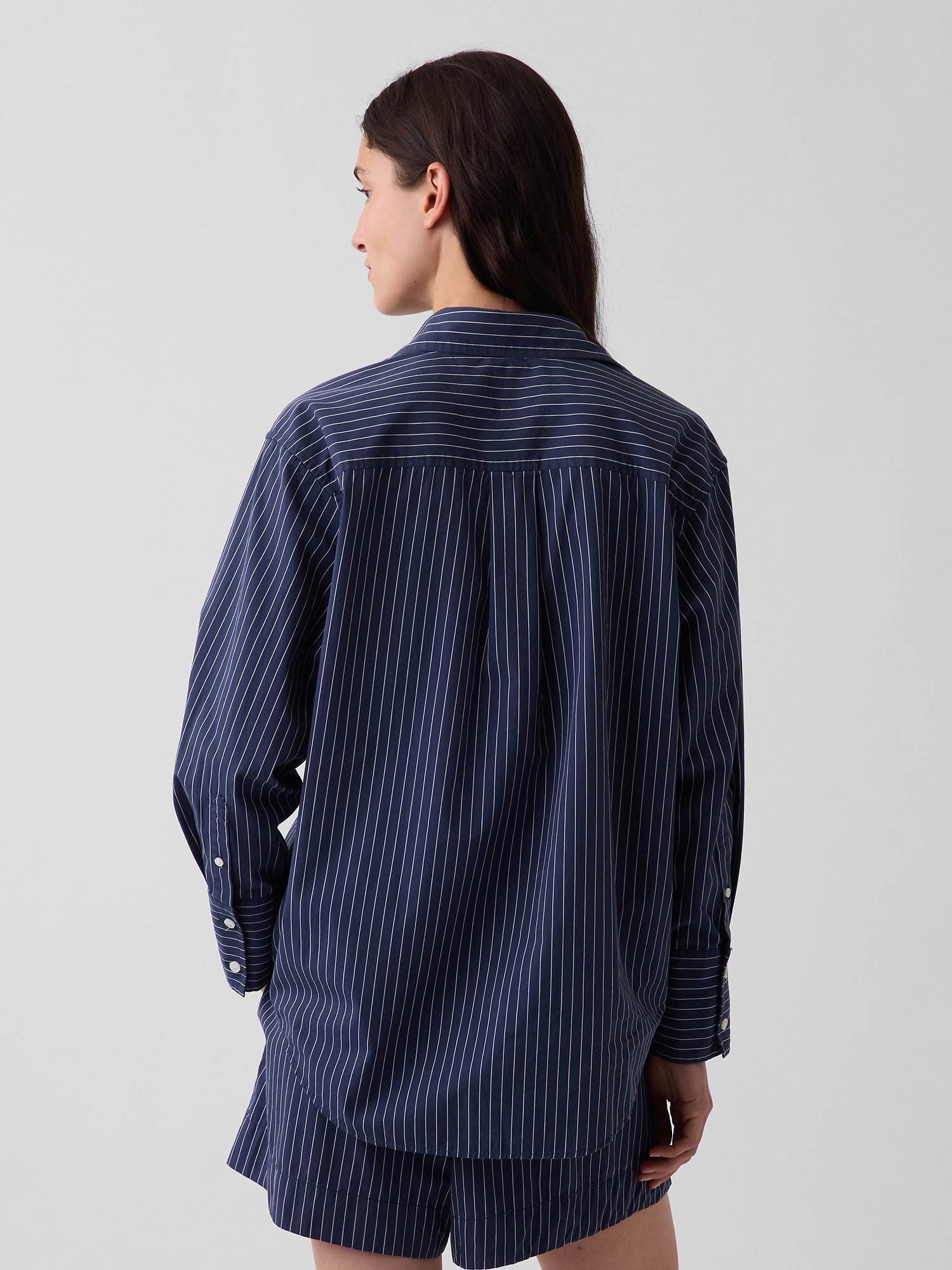 Organic Cotton Poplin Big Shirt