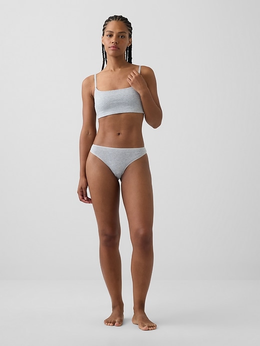 L'image numéro 4 présente Tanga en coton biologique extensible ultra-doux